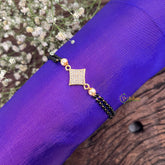 Vriksham Designer AD Stone Diamond Shape Mangalsutra Bracelet-G18771